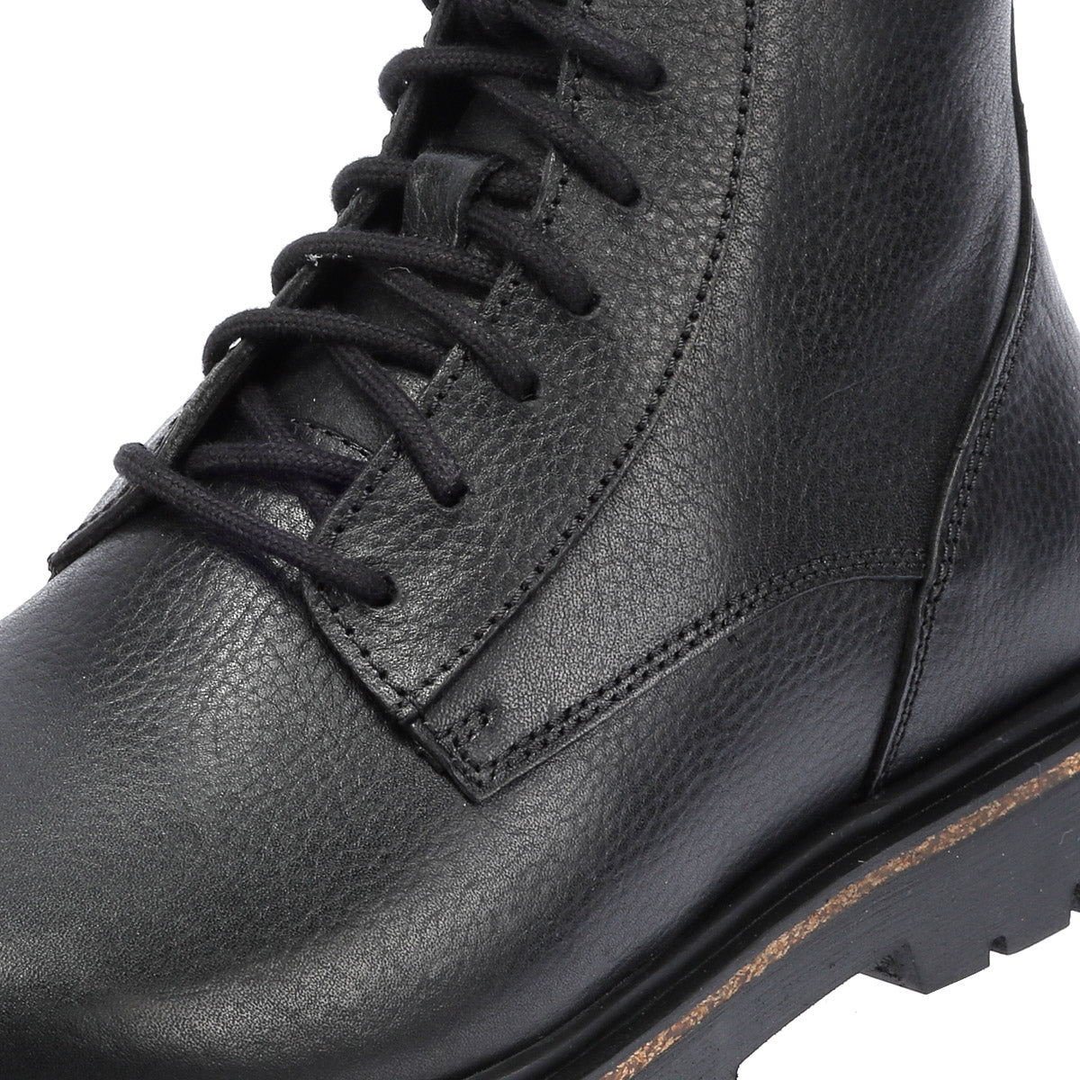 Birkenstock Highwood Lace Mid Damenlederstiefel In Schwarz