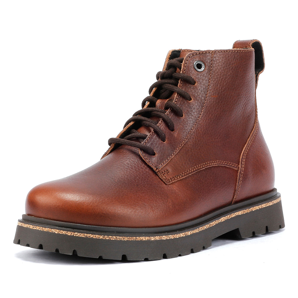 Birkenstock Highwood Lace Mid Damenstiefel Aus Braunem Leder