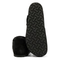 Birkenstock London Shearling Wildlederschuhe In Schwarz
