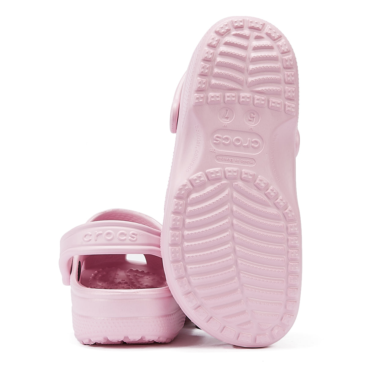 Crocs Klassische Damen Ballerina Rosa Clogs