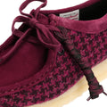 Clarks Originals Wallabee Damen Lila Textilschuhe