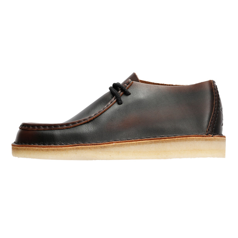 Clarks Originals Desert Nomad Herren Schnürschuhe Aus Braunem Leder