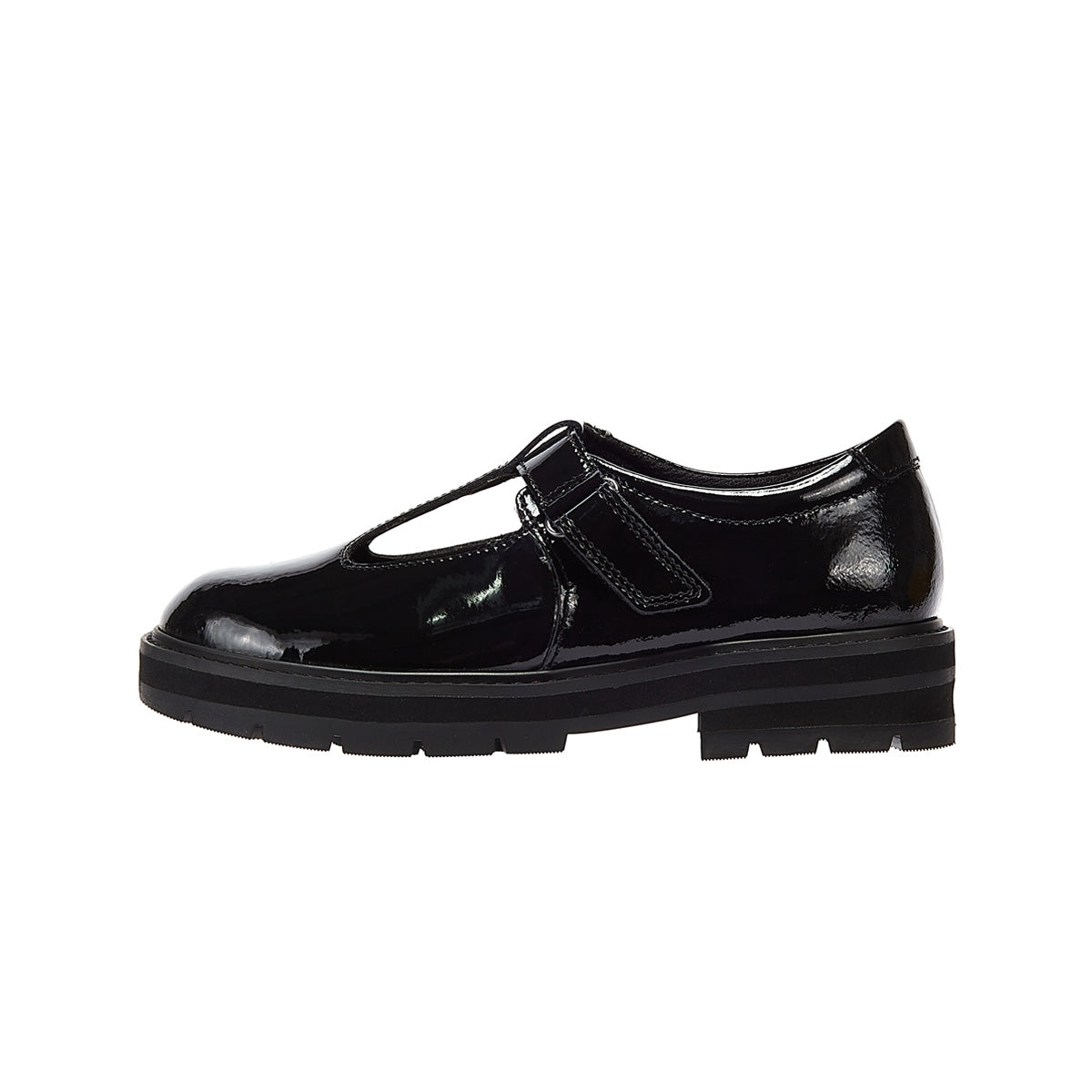 Clarks Prag Brill O Kinder Schwarze Schuhe