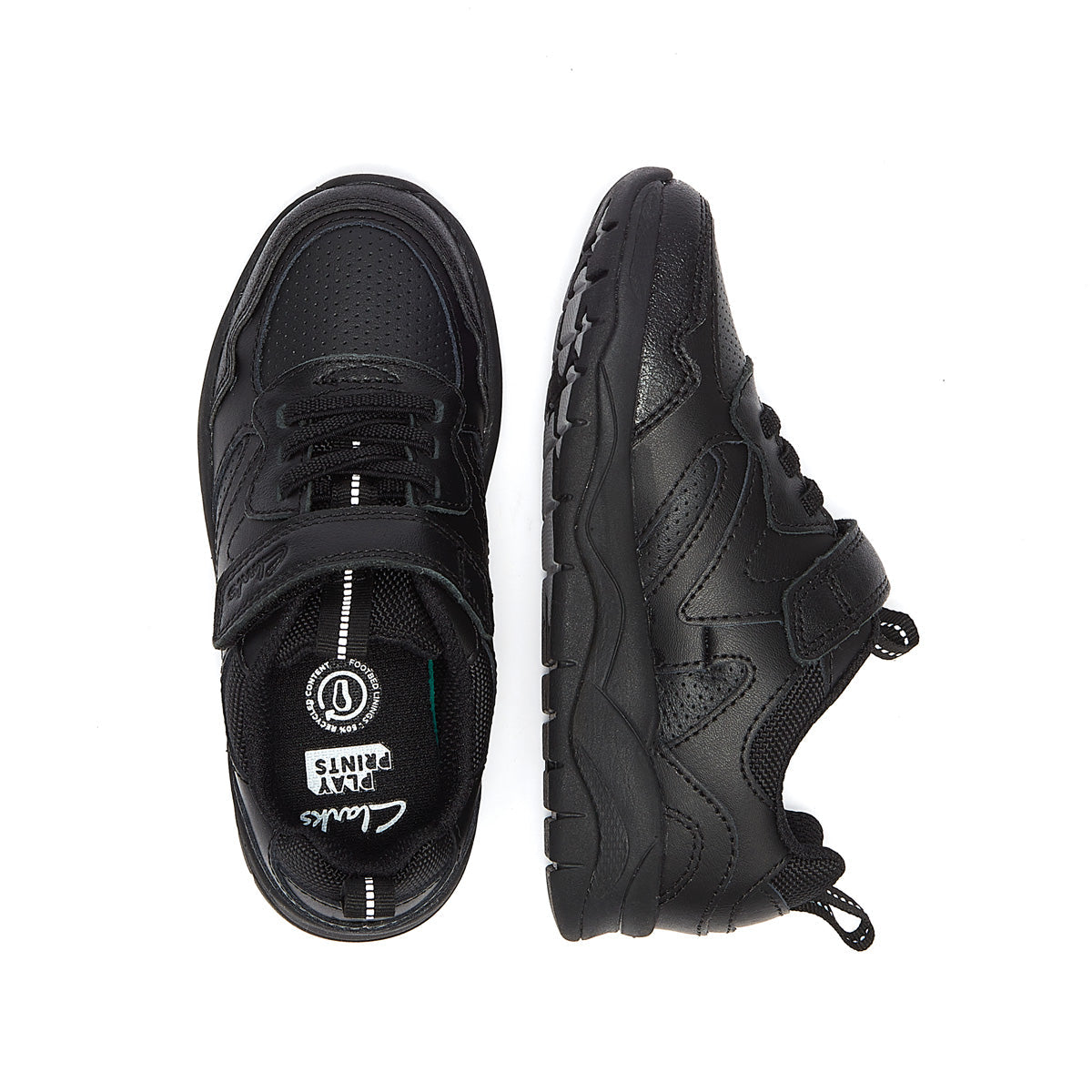 Clarks Cloweder Sprint Junior Schwarz Turnschuhe