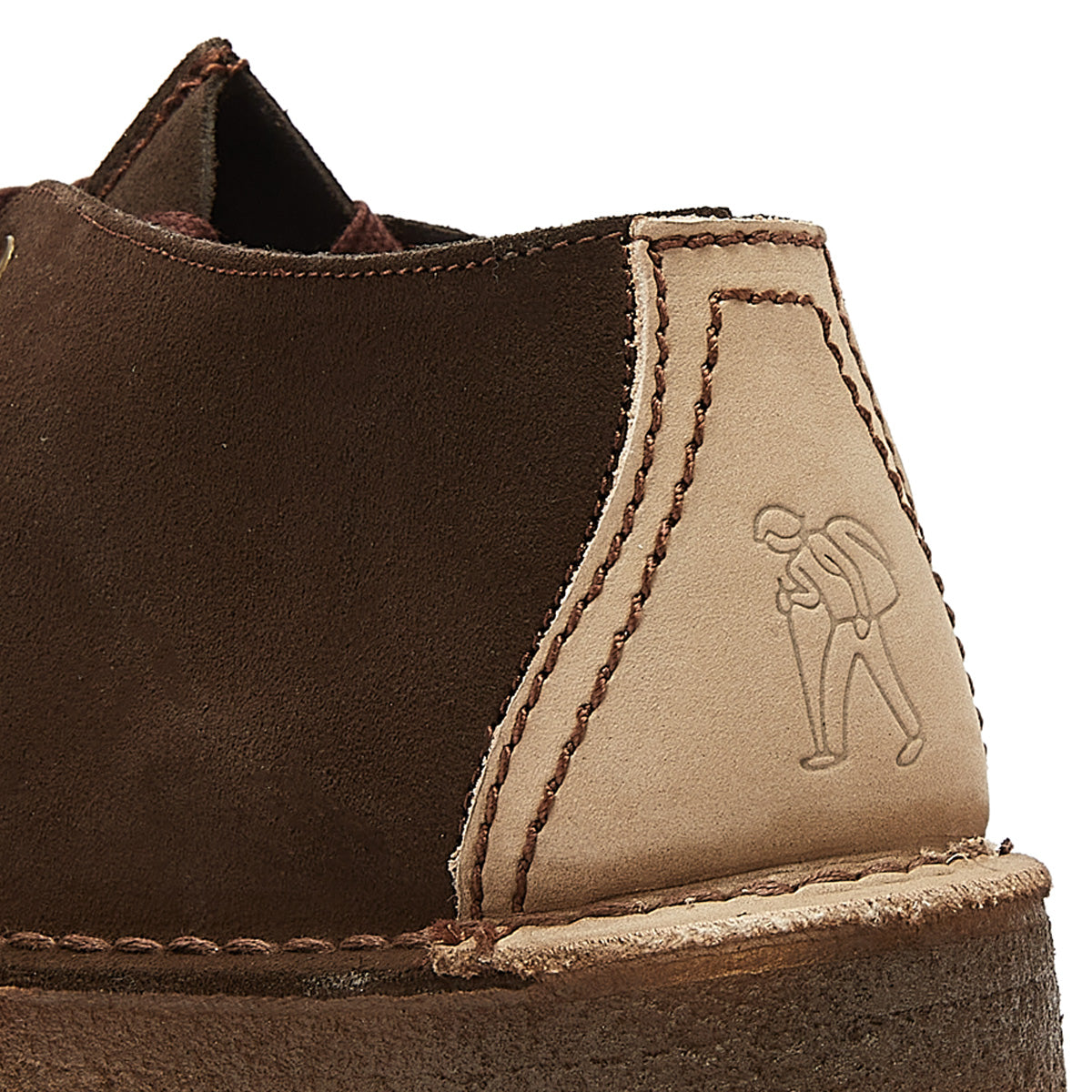 Clarks Originals Desert Trek Suede Mens Dark Brown Schuhe