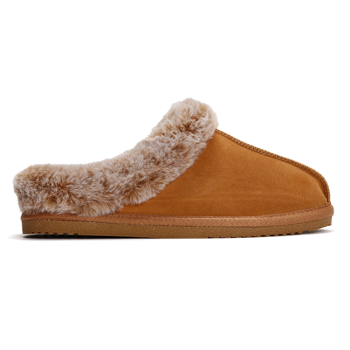 Hush Puppies Amara Wildleder Damen Hausschuhe In Hellbraun