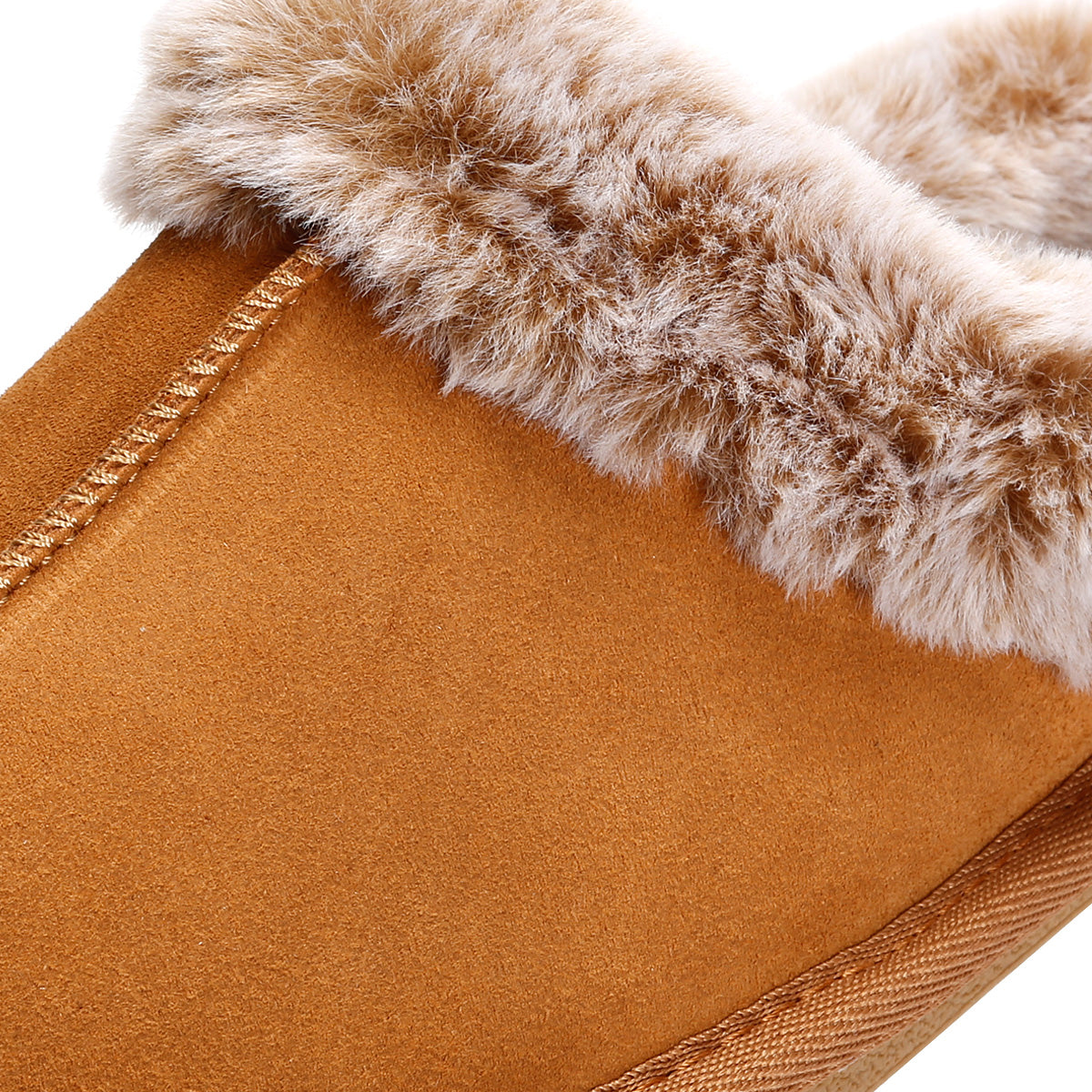 Hush Puppies Amara Wildleder Damen Hausschuhe In Hellbraun