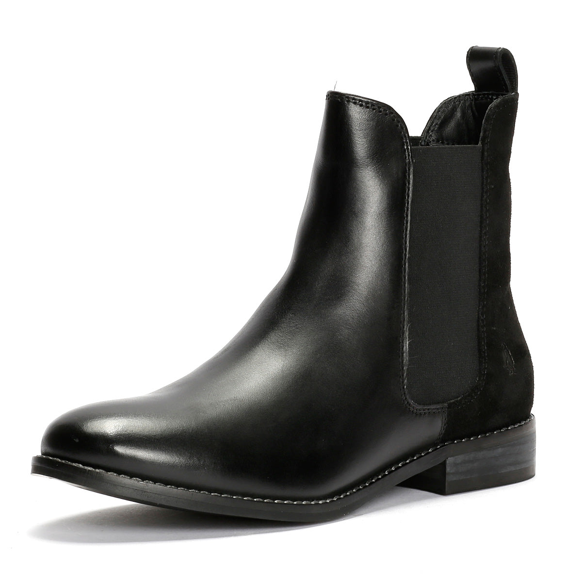 Hush Puppies Colette Damenstiefel Aus Schwarzem Wildleder