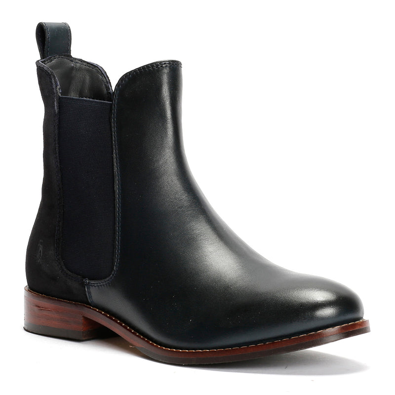 Hush Puppies Colette Wildleder Damen Stiefel In Marineblau