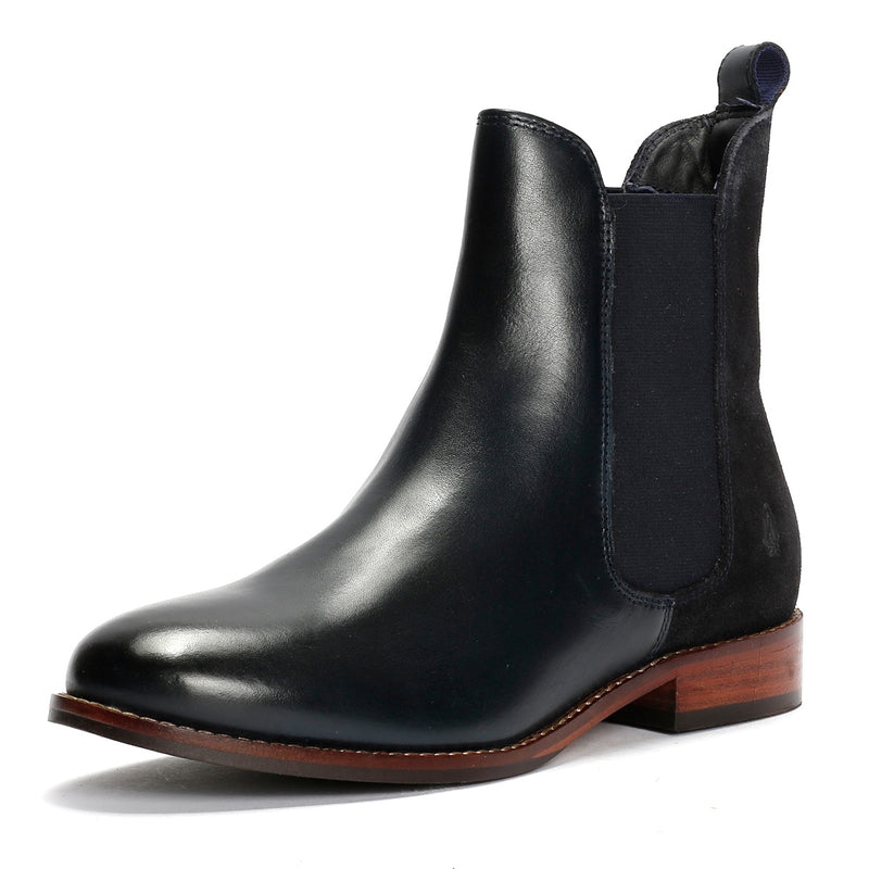 Hush Puppies Colette Wildleder Damen Stiefel In Marineblau