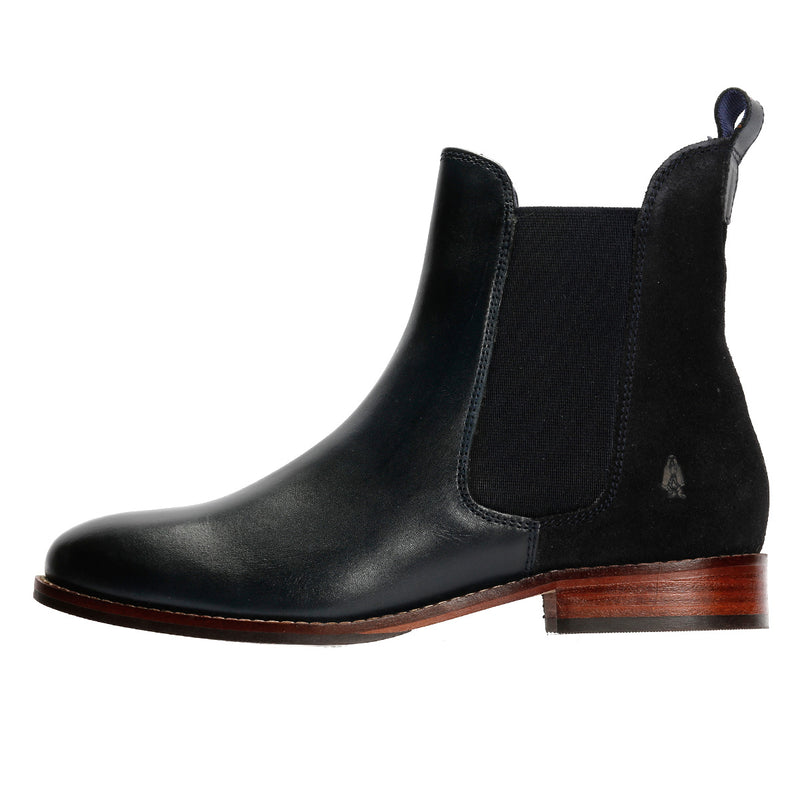 Hush Puppies Colette Wildleder Damen Stiefel In Marineblau