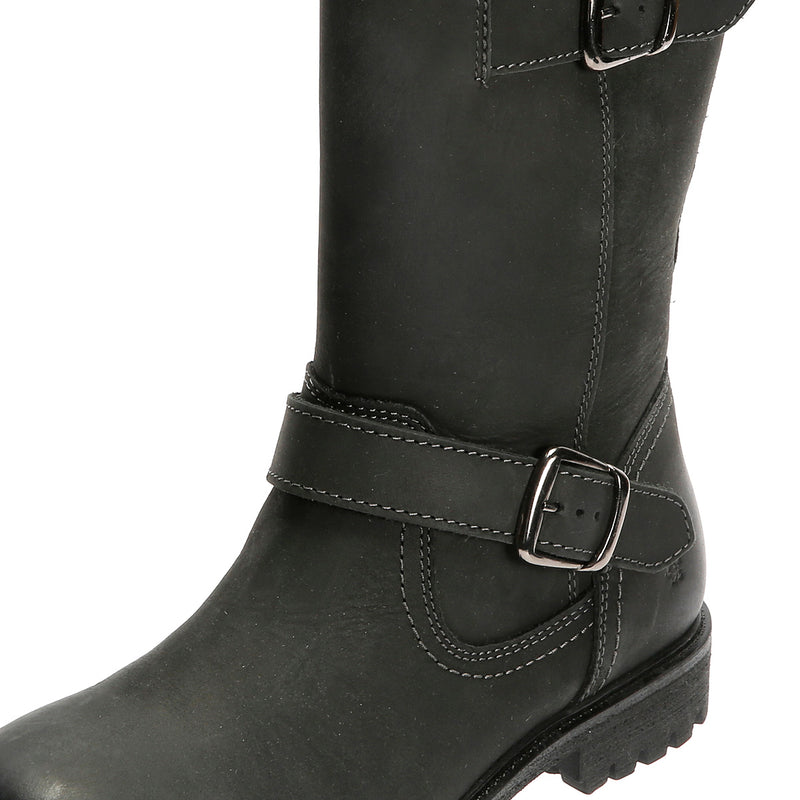 Hush Puppies Winnie Damenlederstiefel In Schwarz