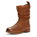 Hush Puppies Emilia Leder Damen Stiefeletten In Beige