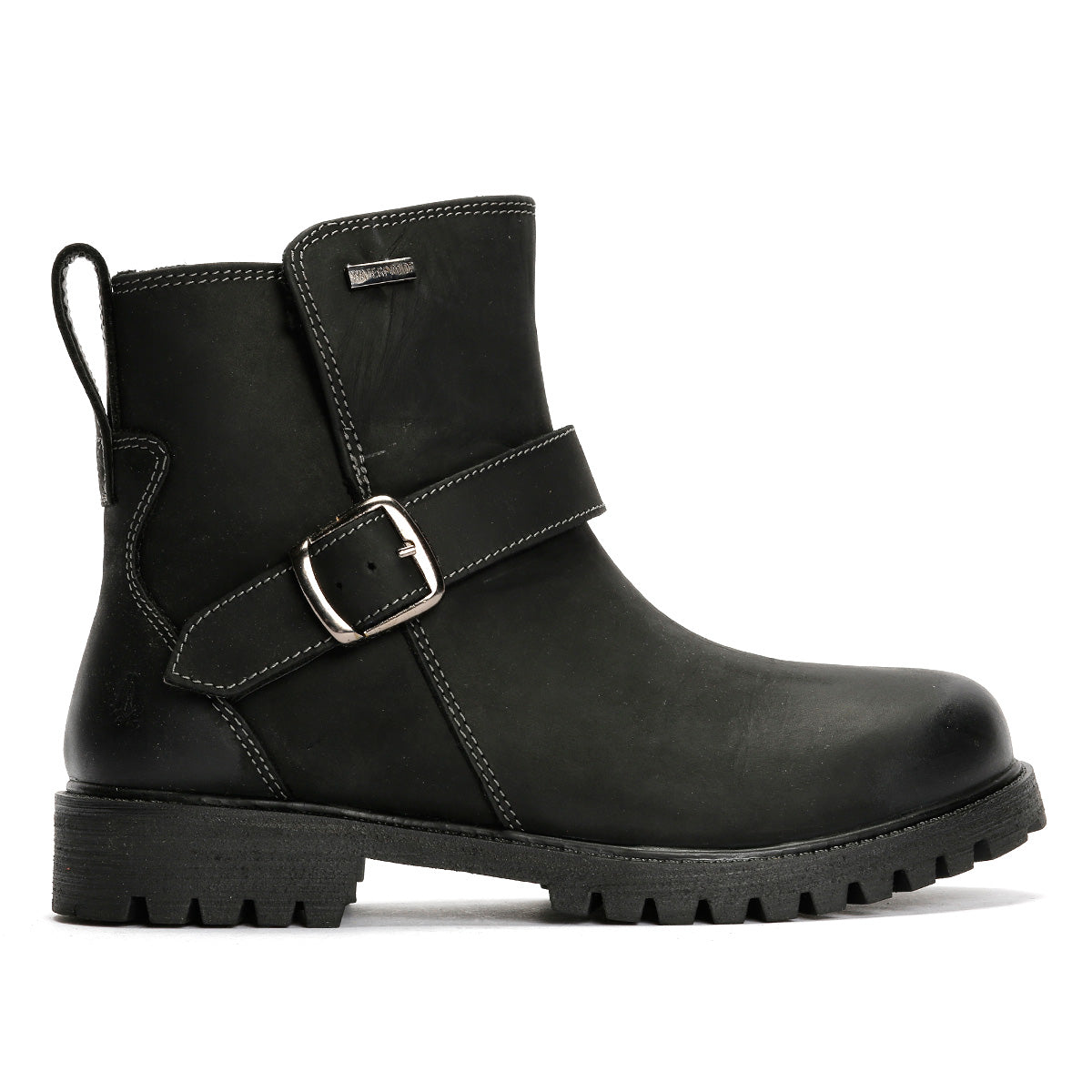 Hush Puppies Wakely Damenlederstiefel In Schwarz