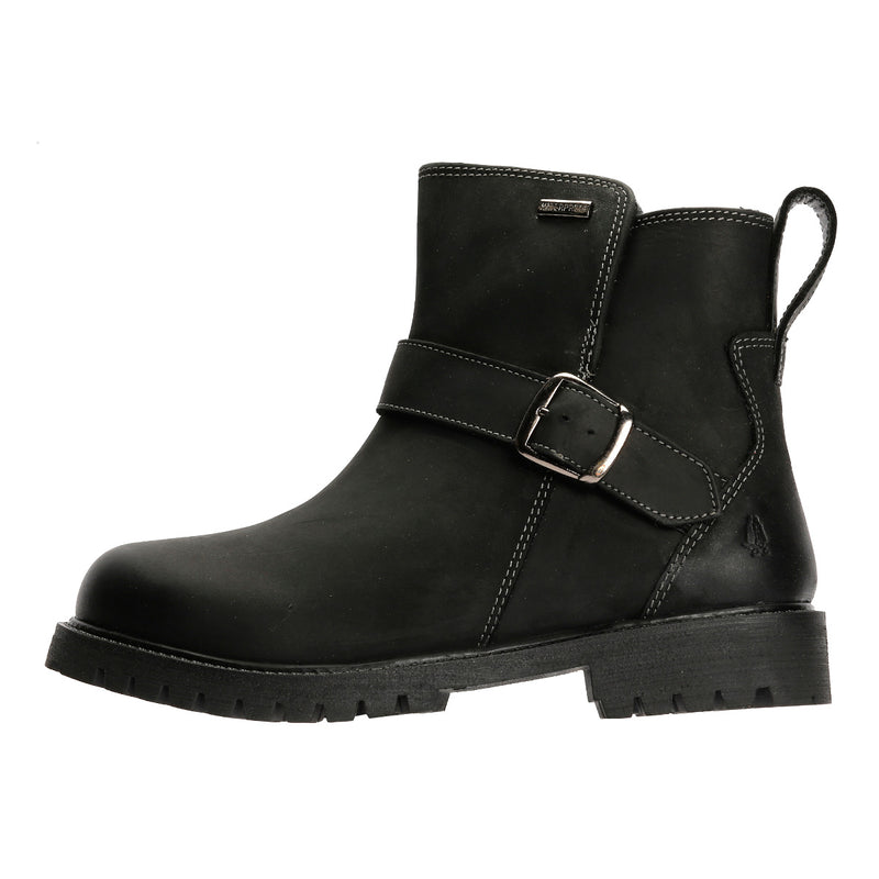 Hush Puppies Wakely Damenlederstiefel In Schwarz