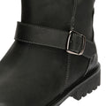 Hush Puppies Wakely Damenlederstiefel In Schwarz