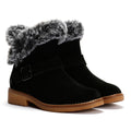 Hush Puppies Hannah Damenstiefel Aus Schwarzem Wildleder