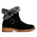Hush Puppies Hannah Damenstiefel Aus Schwarzem Wildleder