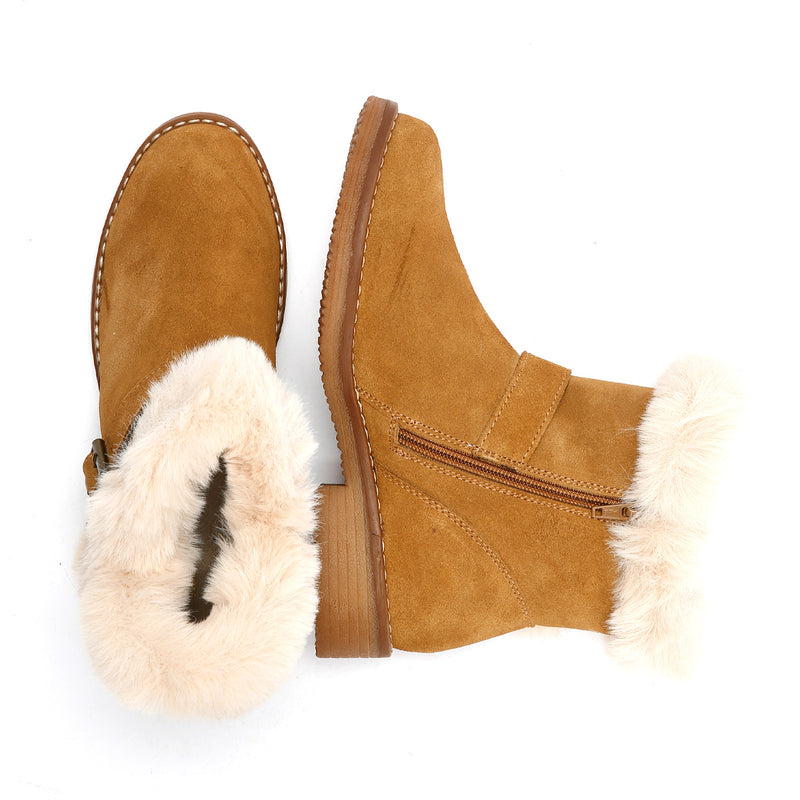 Hush Puppies Hannah Wildleder Damen Stiefeletten In Tan