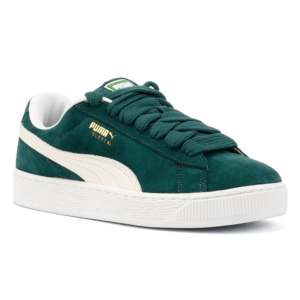 Puma Suede XL Wildleder Grüne Sneakers