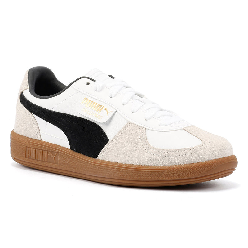 Puma Palermo Leder Weiße Turnschuhe