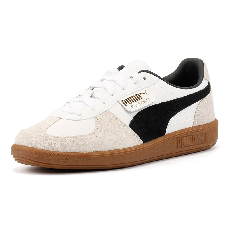 Puma Palermo Leder Weiße Turnschuhe