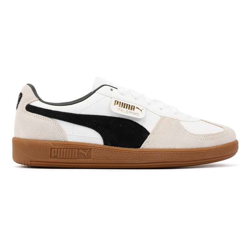 Puma Palermo Leder Weiße Turnschuhe