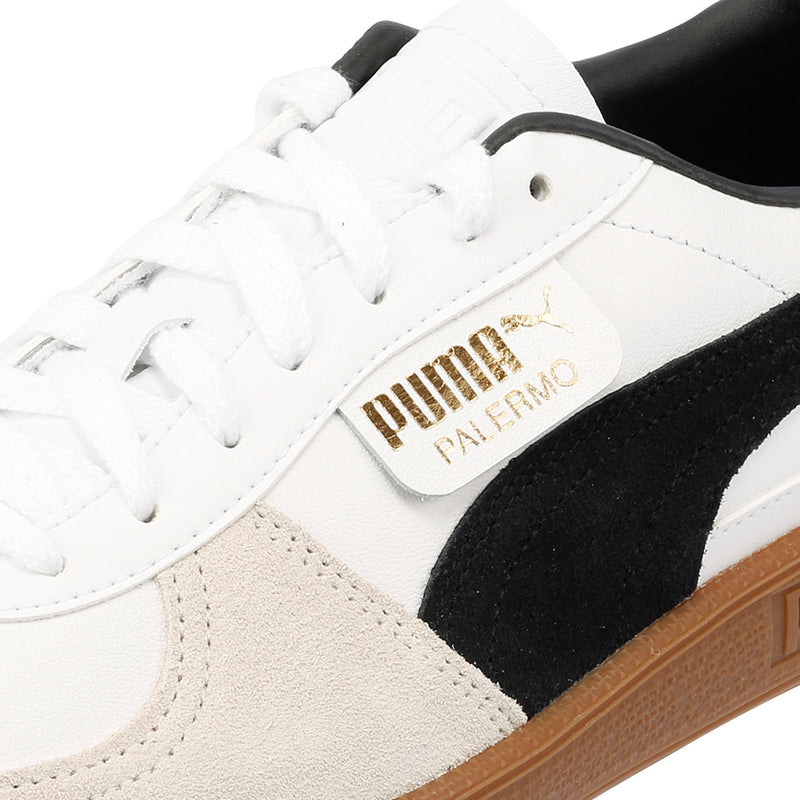 Puma Palermo Leder Weiße Turnschuhe