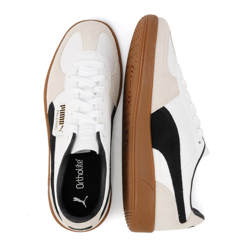 Puma Palermo Leder Weiße Turnschuhe