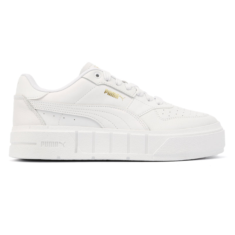 Puma Cali Court Leder Damen Weiße Turnschuhe