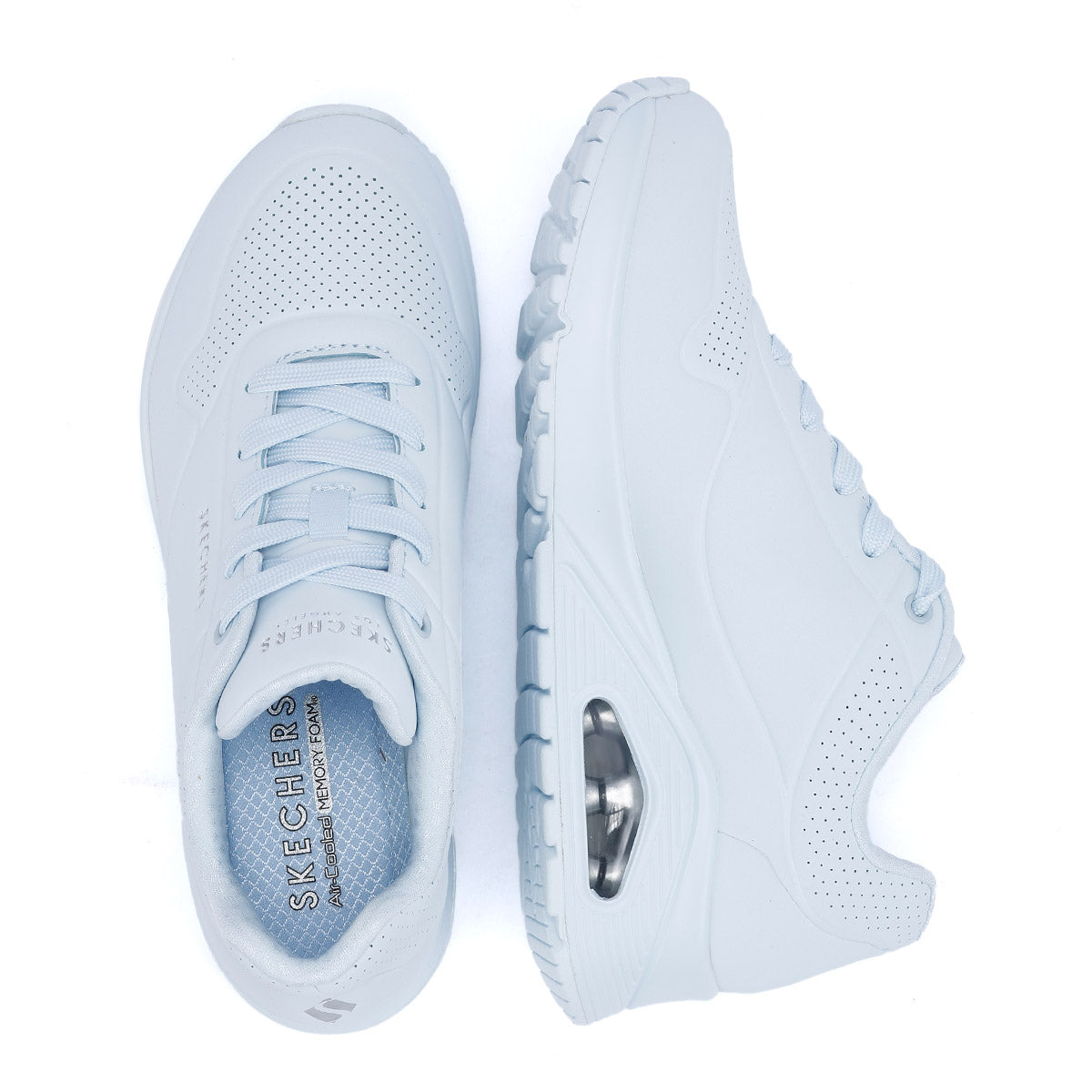 Skechers Uno Damenblaue Turnschuhe