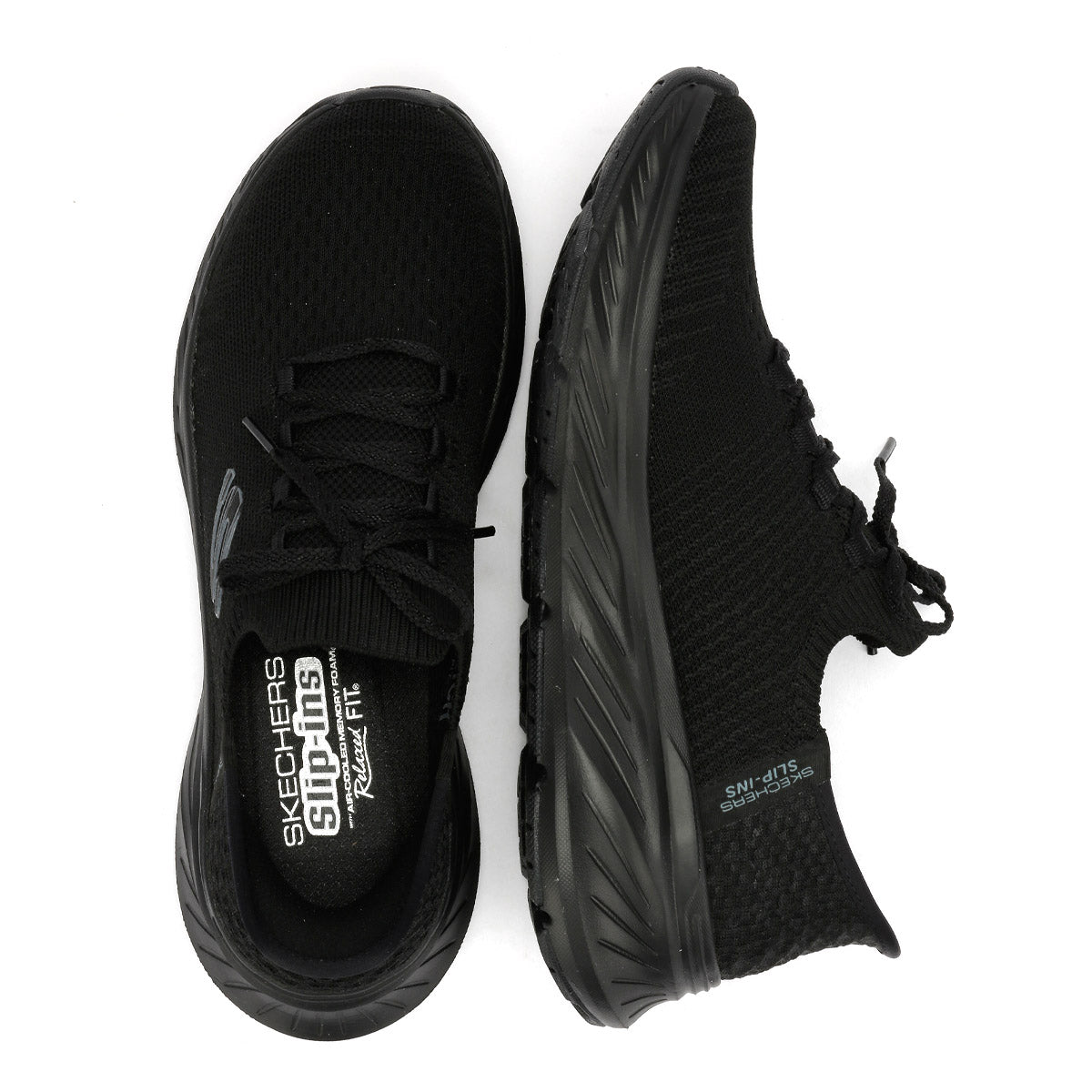 Skechers Slip-ins Edgeride Damen Schwarze Farbe Turnschuhe
