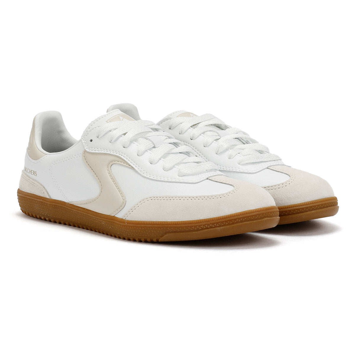 Skechers Hotshot Kickoff Damen Sneaker Aus Weißem Leder