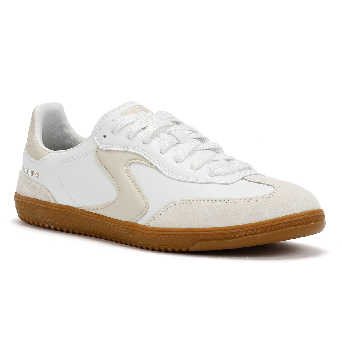 Skechers Hotshot Kickoff Damen Sneaker Aus Weißem Leder