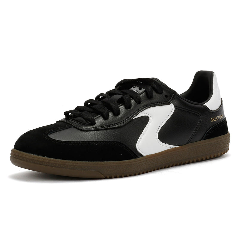 Skechers Hotshot Kickoff Damen Sneaker Aus Schwarzem Leder