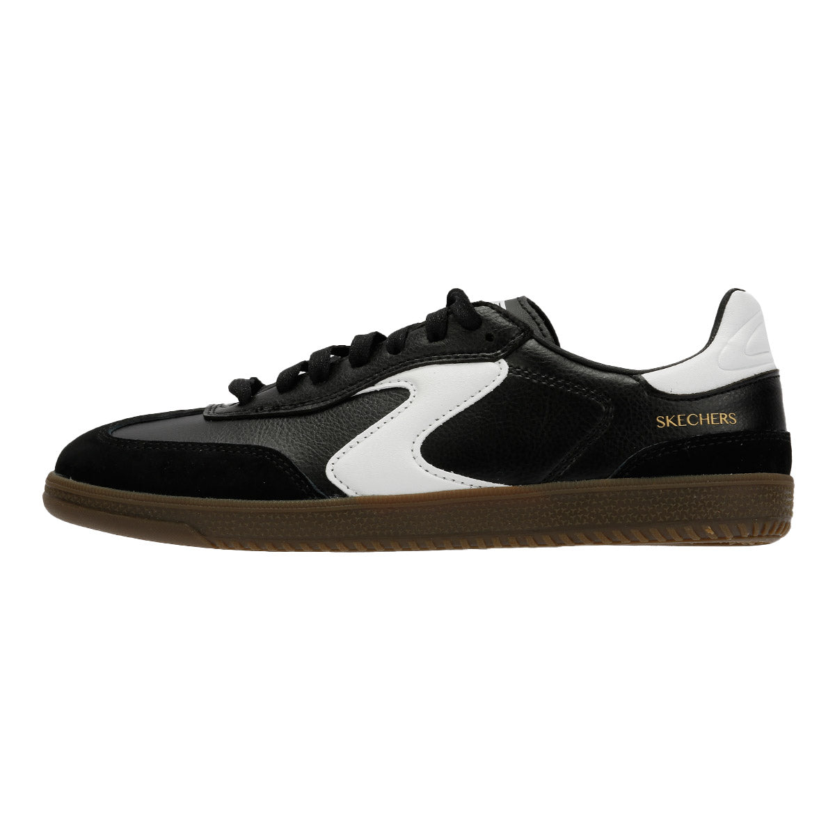 Skechers Hotshot Kickoff Damen Sneaker Aus Schwarzem Leder