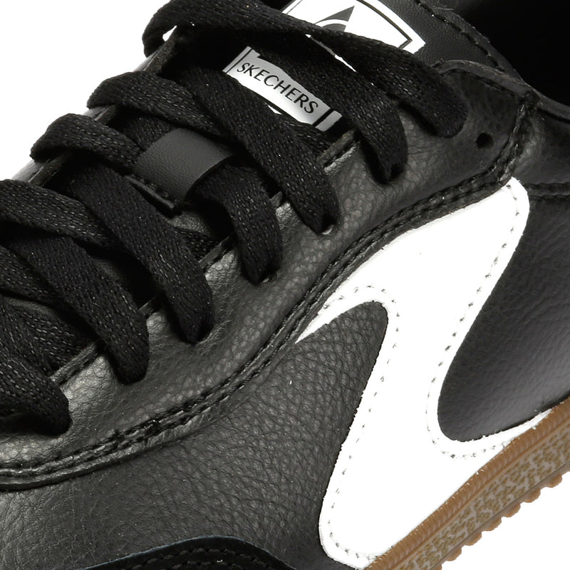 Skechers Hotshot Kickoff Damen Sneaker Aus Schwarzem Leder