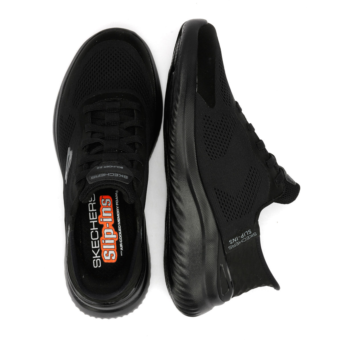 Skechers Bounder 2.0 Emerged Herren Schwarze Farbe Turnschuhe
