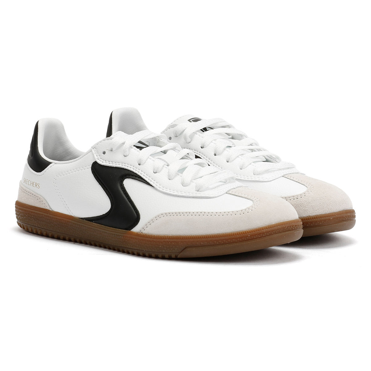Skechers Hotshot Kickoff Damen Sneaker Aus Weißem Leder