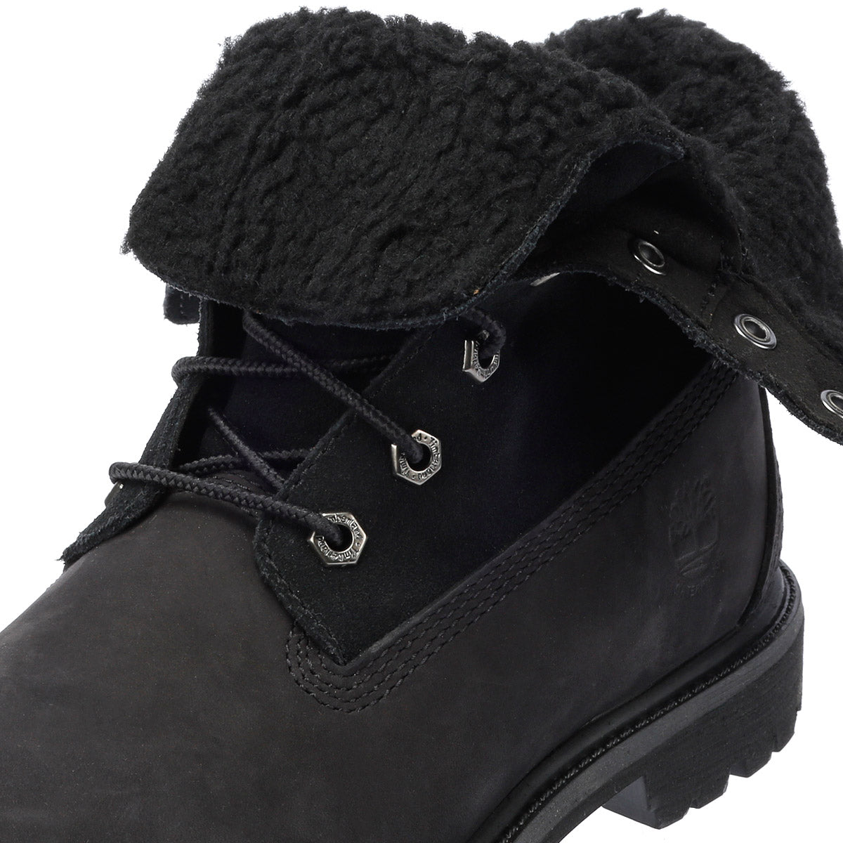 Timberland Warm Lined Waterproof Damenlederstiefel In Schwarz