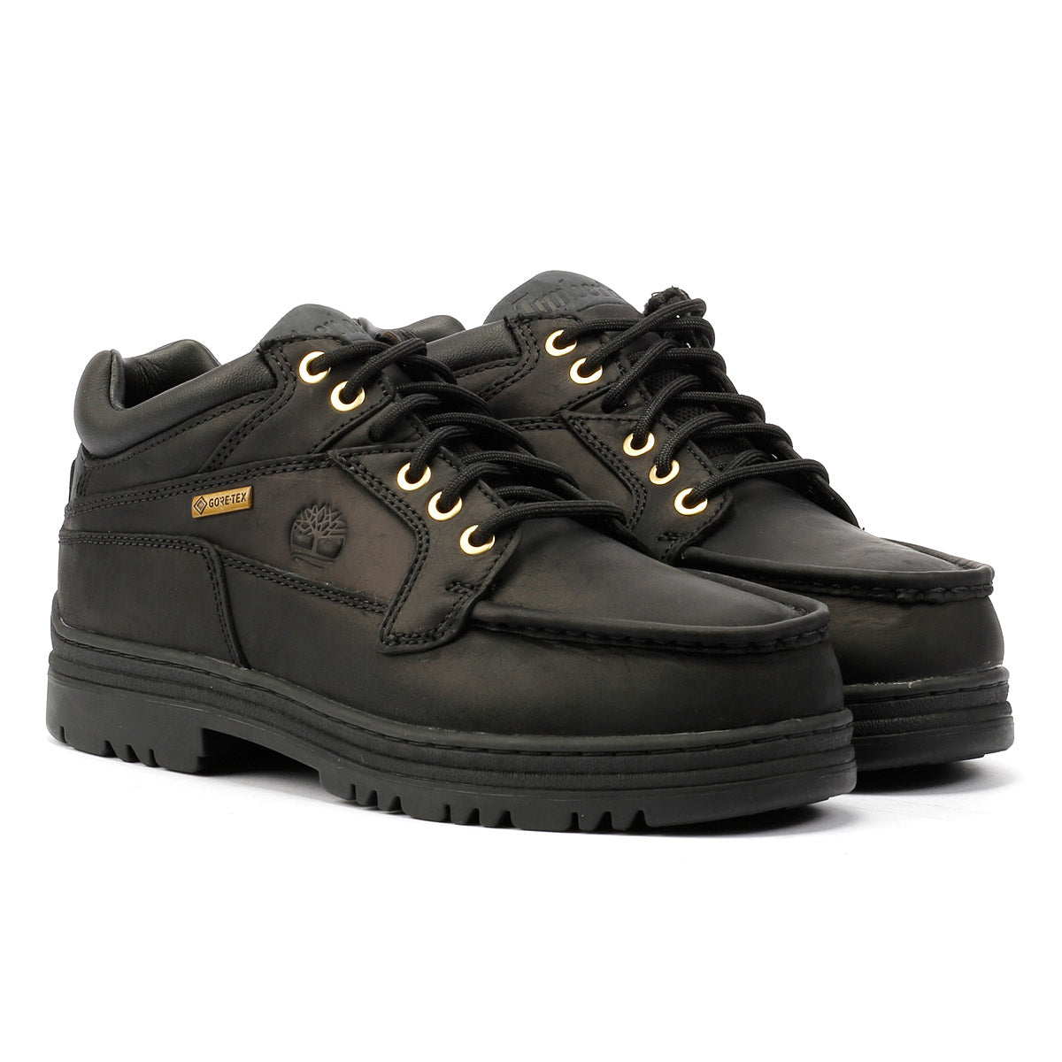 Timberland Heritage Mid Lace Gore-Tex Schwarze Farbe Herrenlederstiefel