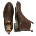 Tower London Harbour Leder Herren Braune Stiefel
