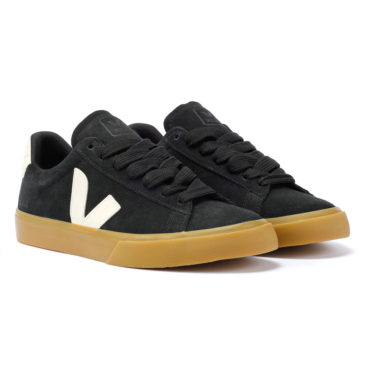 Veja Campo Wildleder Herren Sneaker In Schwarz