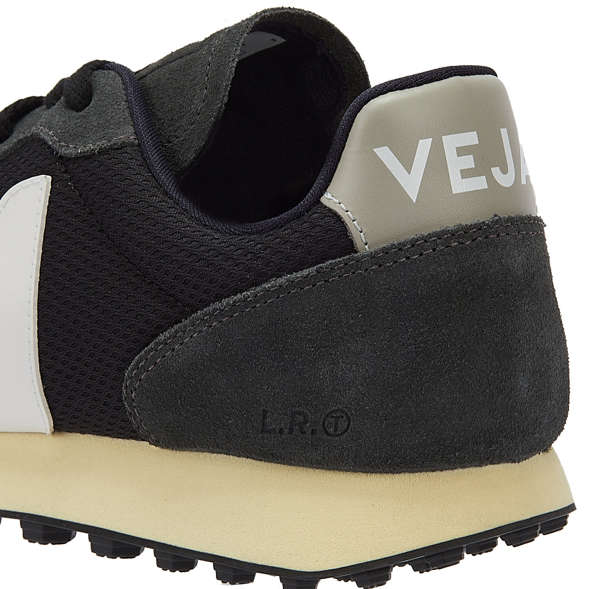 Veja Rio Branco Mens Alveomesh Schwarz/Weiß Grau Turnschuhe