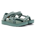 Teva Midform Universal Canvas Damen Sandalen In Grün