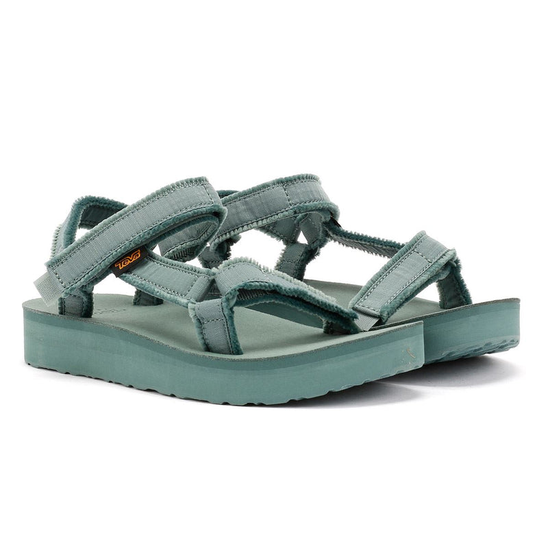 Teva Midform Universal Canvas Damen Sandalen In Grün