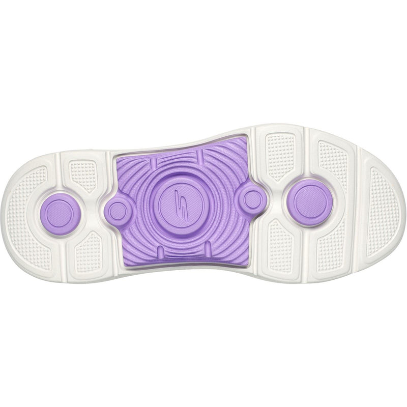 Skechers GO WALK Arch Fit 2.0 Vivid Sunset Textile Damengrau/Lavendel Sneakers