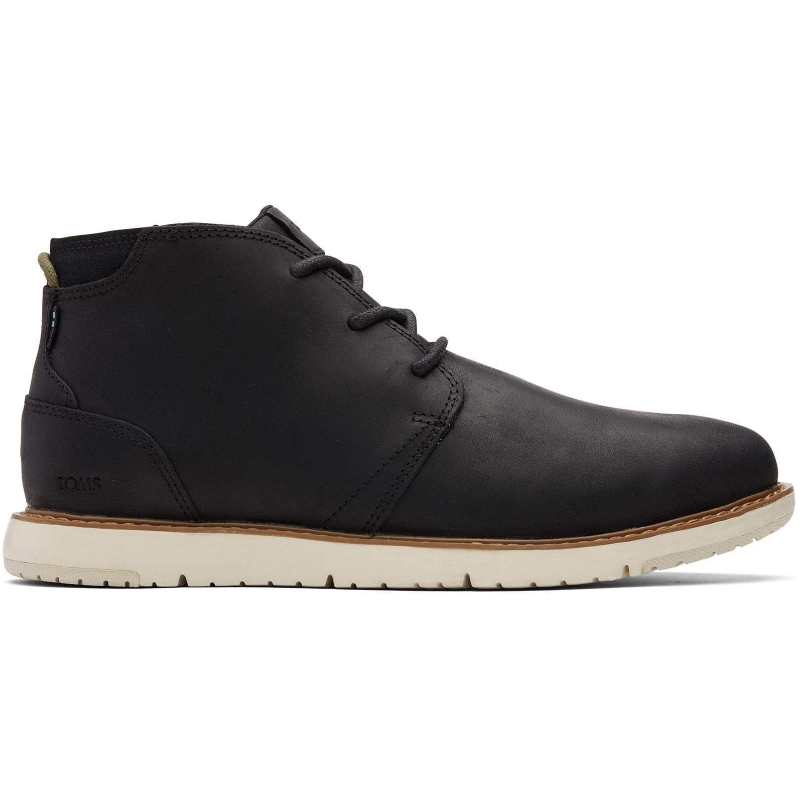 TOMS Navi Schwarze Farbe Herrenlederstiefel