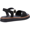 Hush Puppies Cassie Nubuk Damen Sandalen In Schwarz