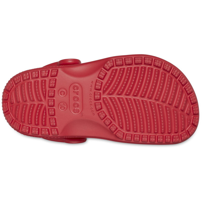 Crocs Toddler Classic Croslite Gummischuhe In Varsity Rot